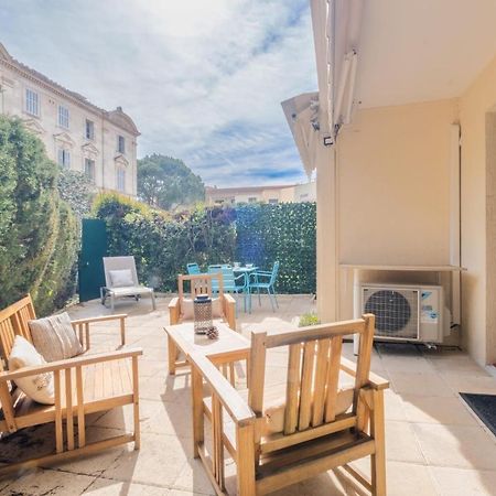 3P Garden-Level Apartment Residence With Pool Cannes Exterior foto