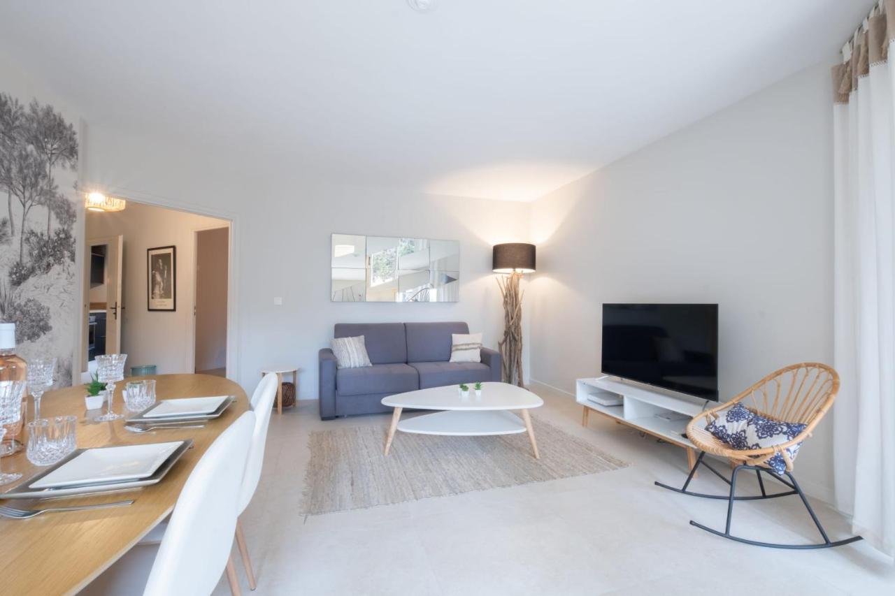 3P Garden-Level Apartment Residence With Pool Cannes Exterior foto