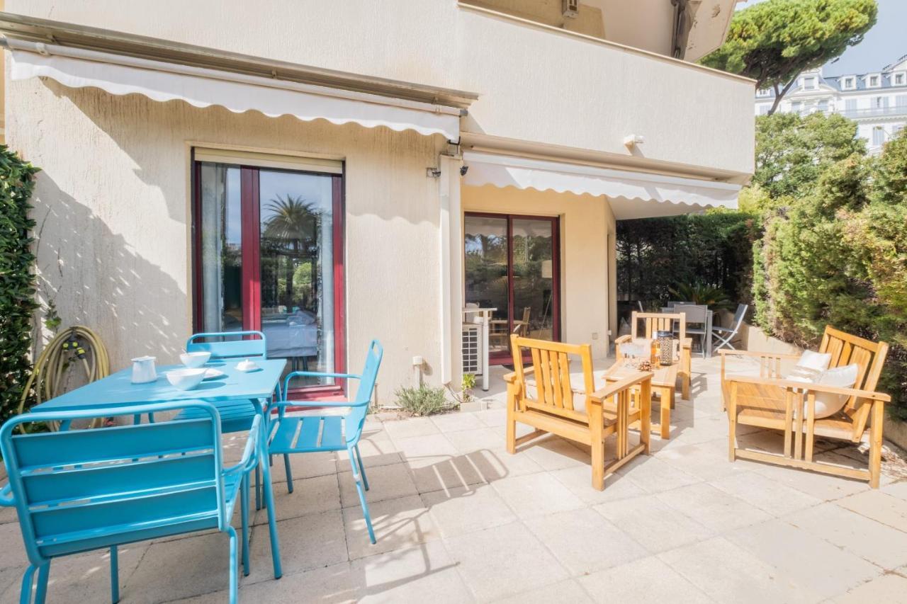 3P Garden-Level Apartment Residence With Pool Cannes Exterior foto